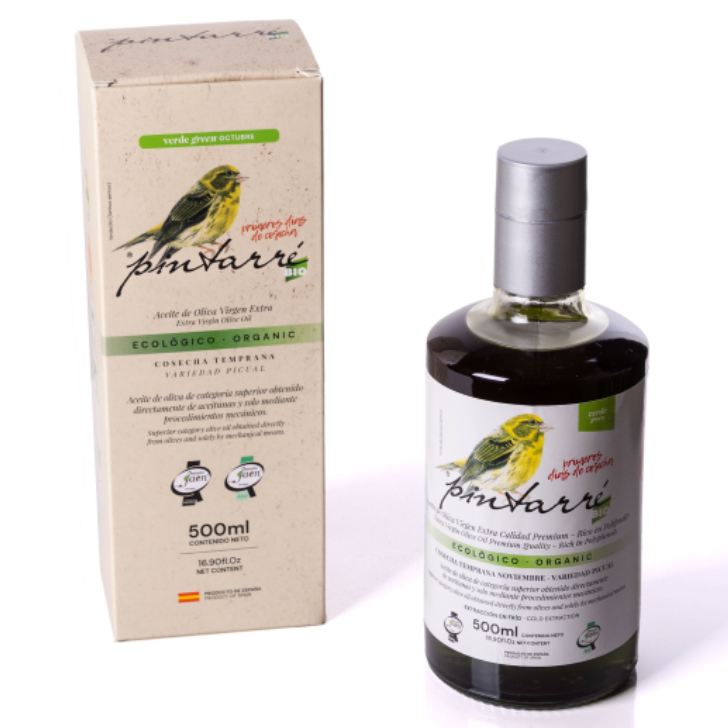 Pintarré - Verde Bio - Picual - Ecológico - Aceite de oliva virgen extra 1 x 500 ml new