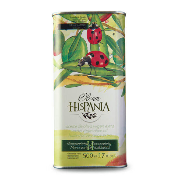Oleum Hispania - Hojiblanca - Lata - Aceite de oliva virgen extra 500 ml